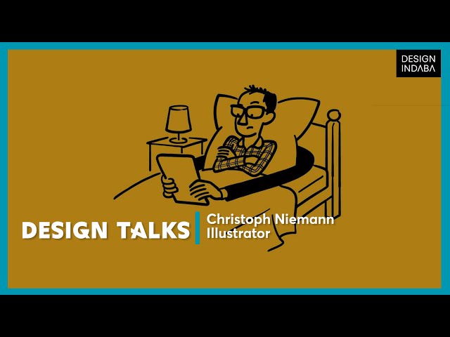 design inspiration videos - Christoph Niemann Design Indaba talk