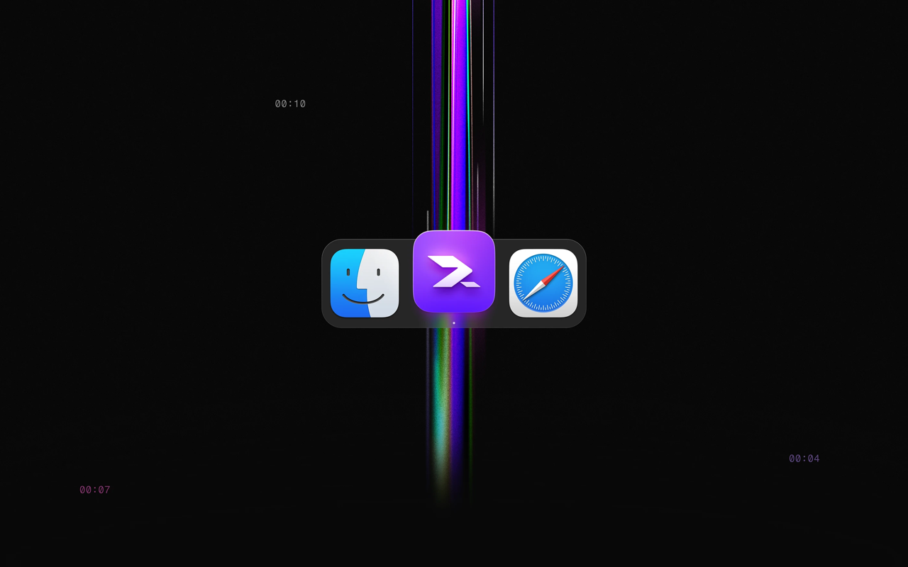 Revolte AI branding — monospaced typeface interface composition