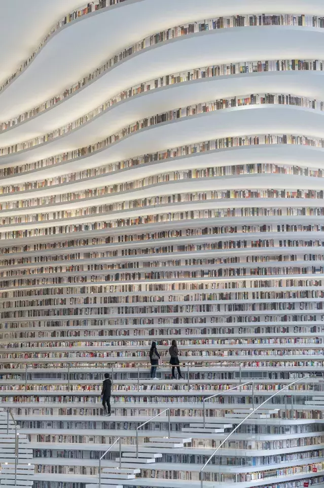 MVRDV's Tianjin Binhai Library: Visiting the 'Most beautiful library of China'