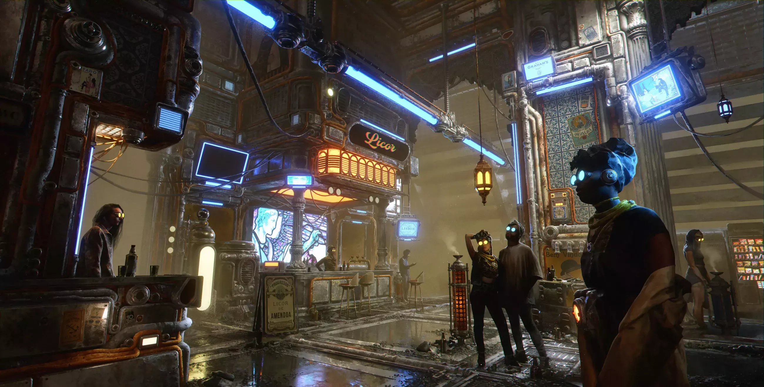 Lisbon 2049 series by Max Bedulenko