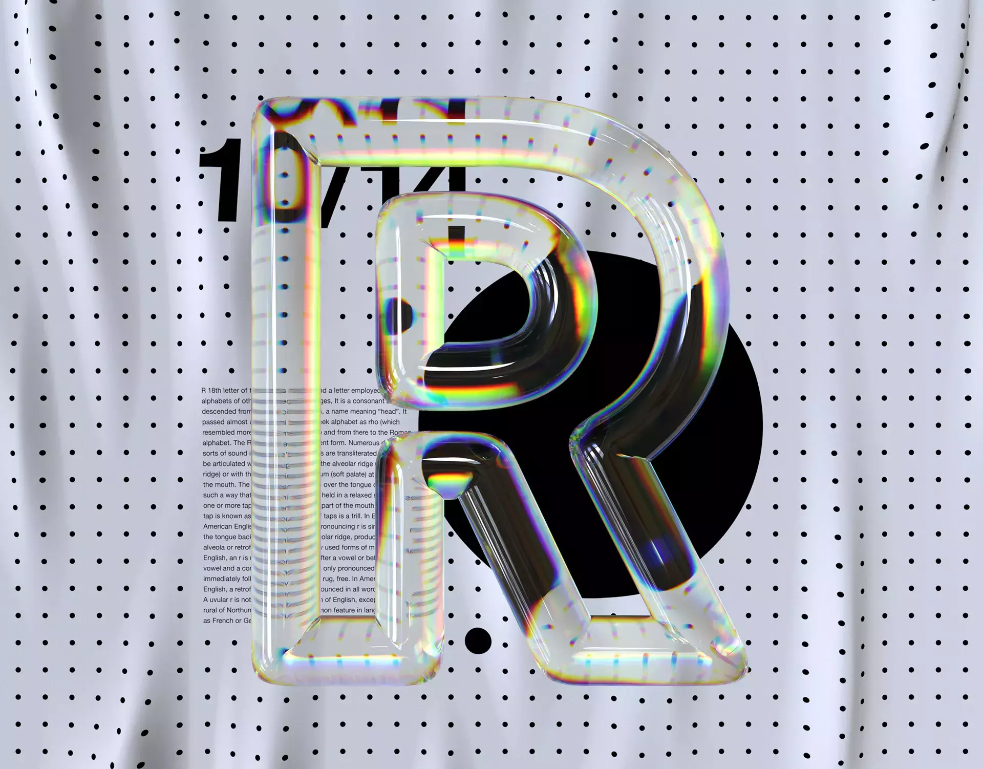 Alphabet Dispersion Typography Series