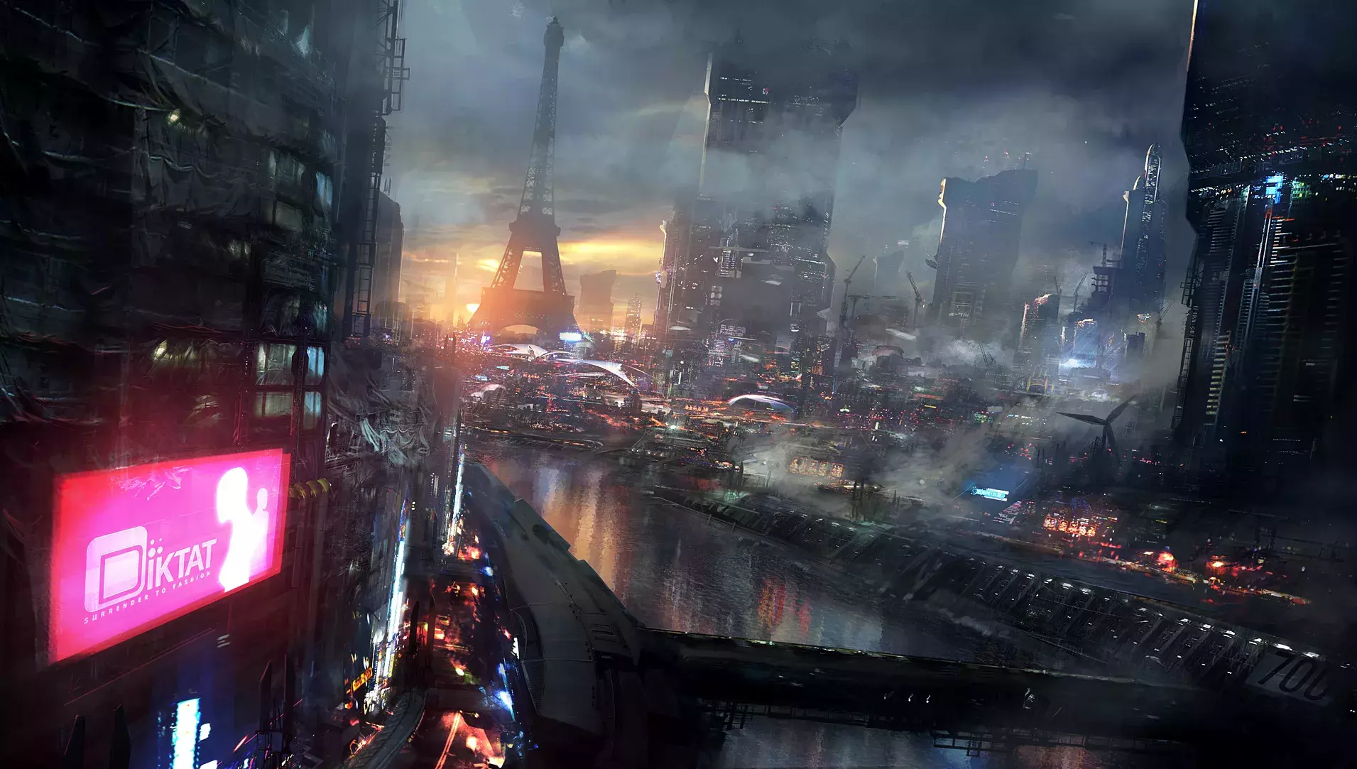 Game Design & Illustration: Remember Me | Paris 2084