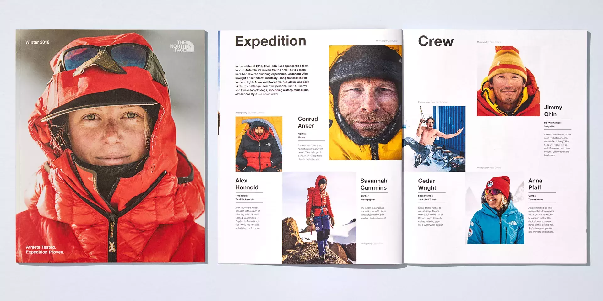 Art Direction for the North Face Winter Catalog (2018)