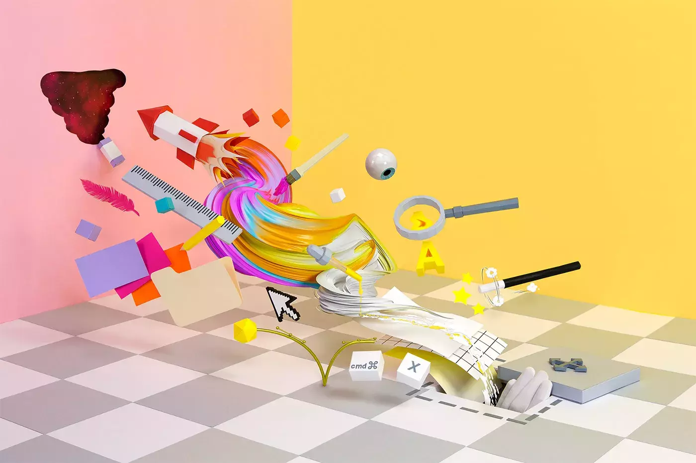 Adobe Creative Days Spain - Boost Your Flow Artwork