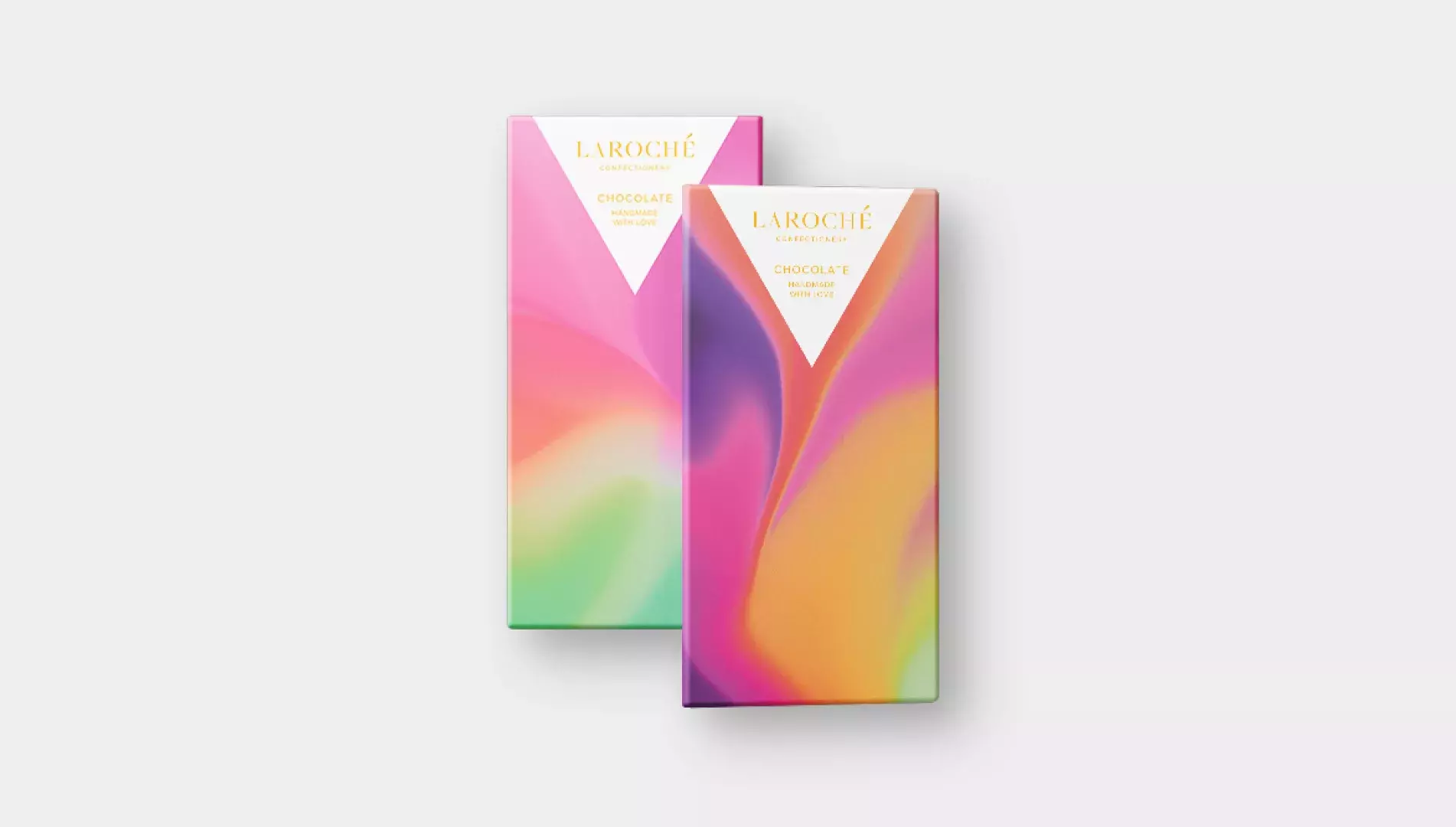 Vibrant & Abstract Packaging for Laroché Chocolate 