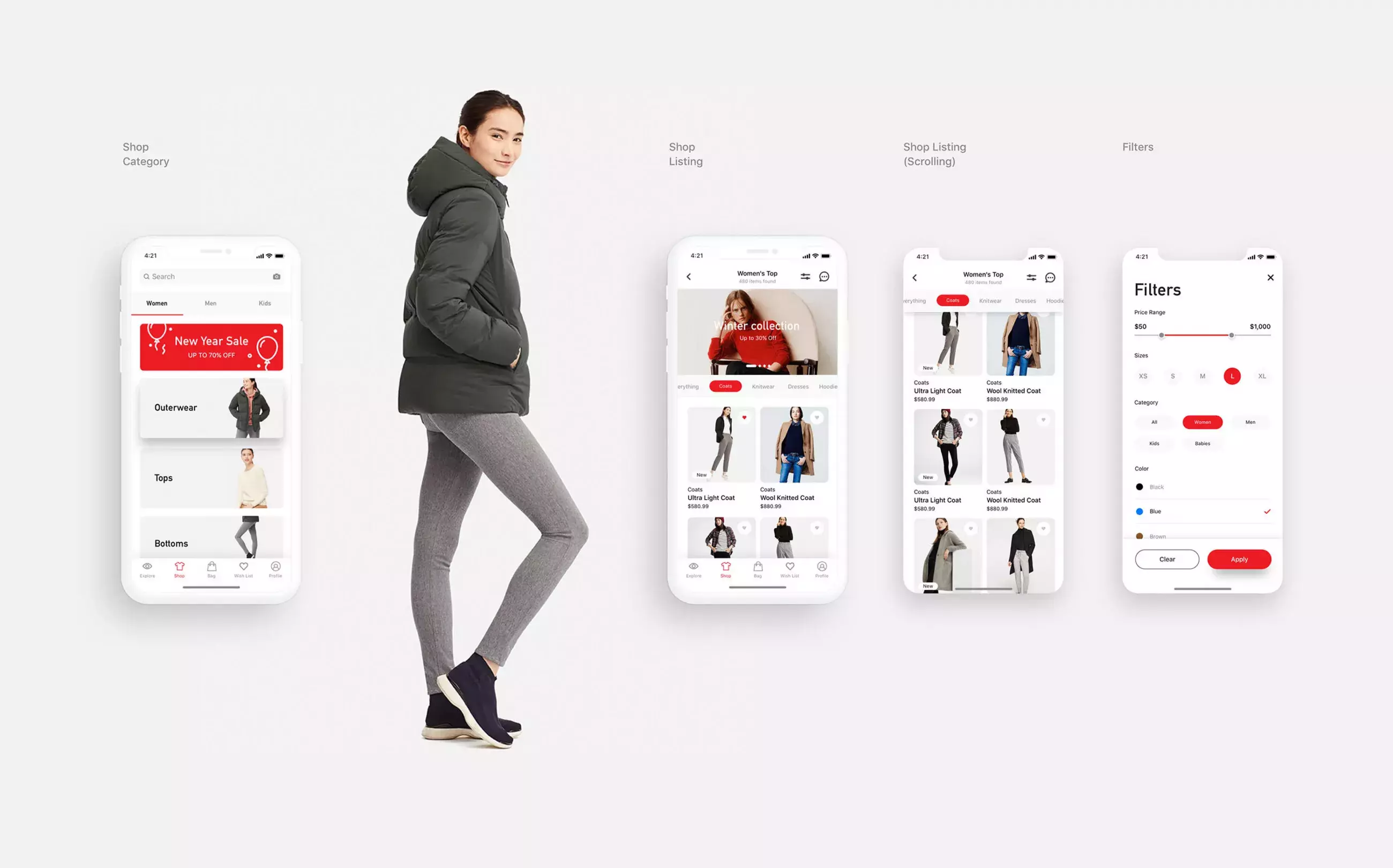 Redesigning the UI & Shopping Experience for Uniqlo HK app