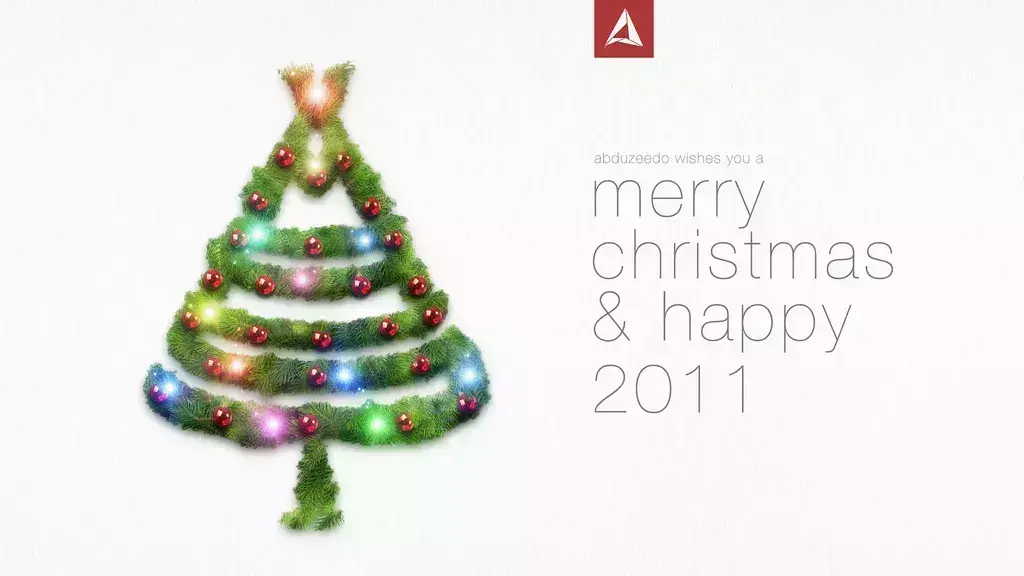 Xmas Tree Typography in Photoshop