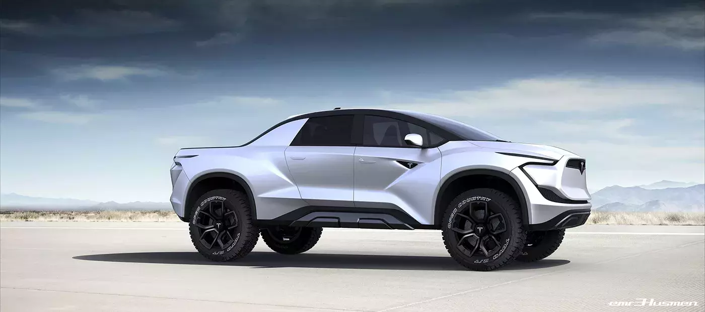 Automotive Design: Tesla Pickup Concept