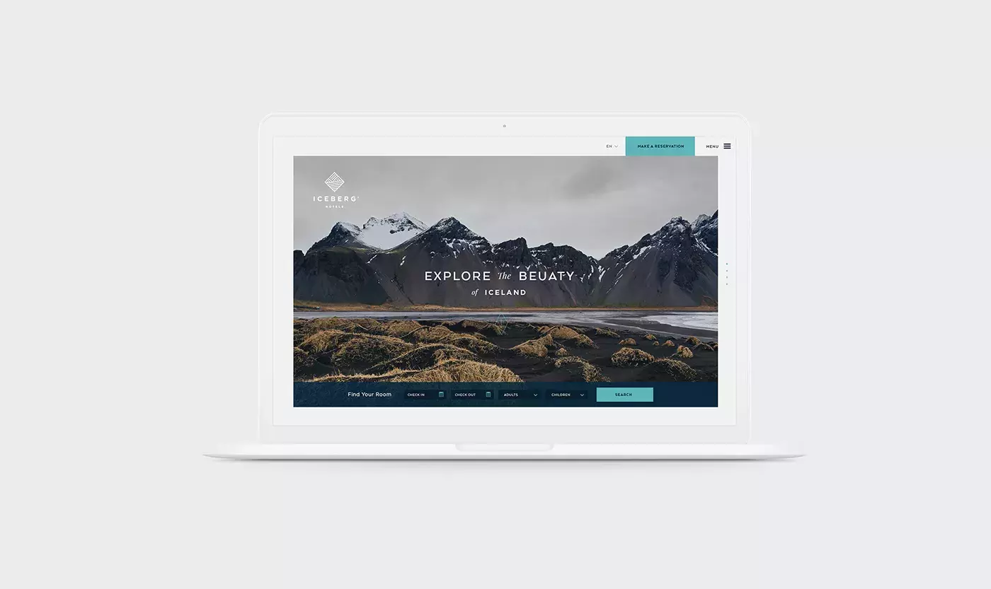 Brand Identity & Web Design for Iceberg Hotels