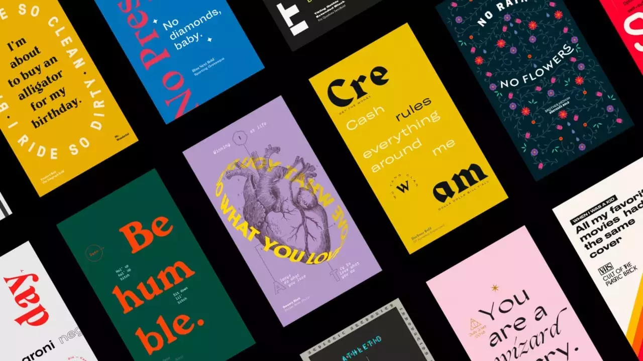 TypoStories: a graphical study on typefaces and font pairings