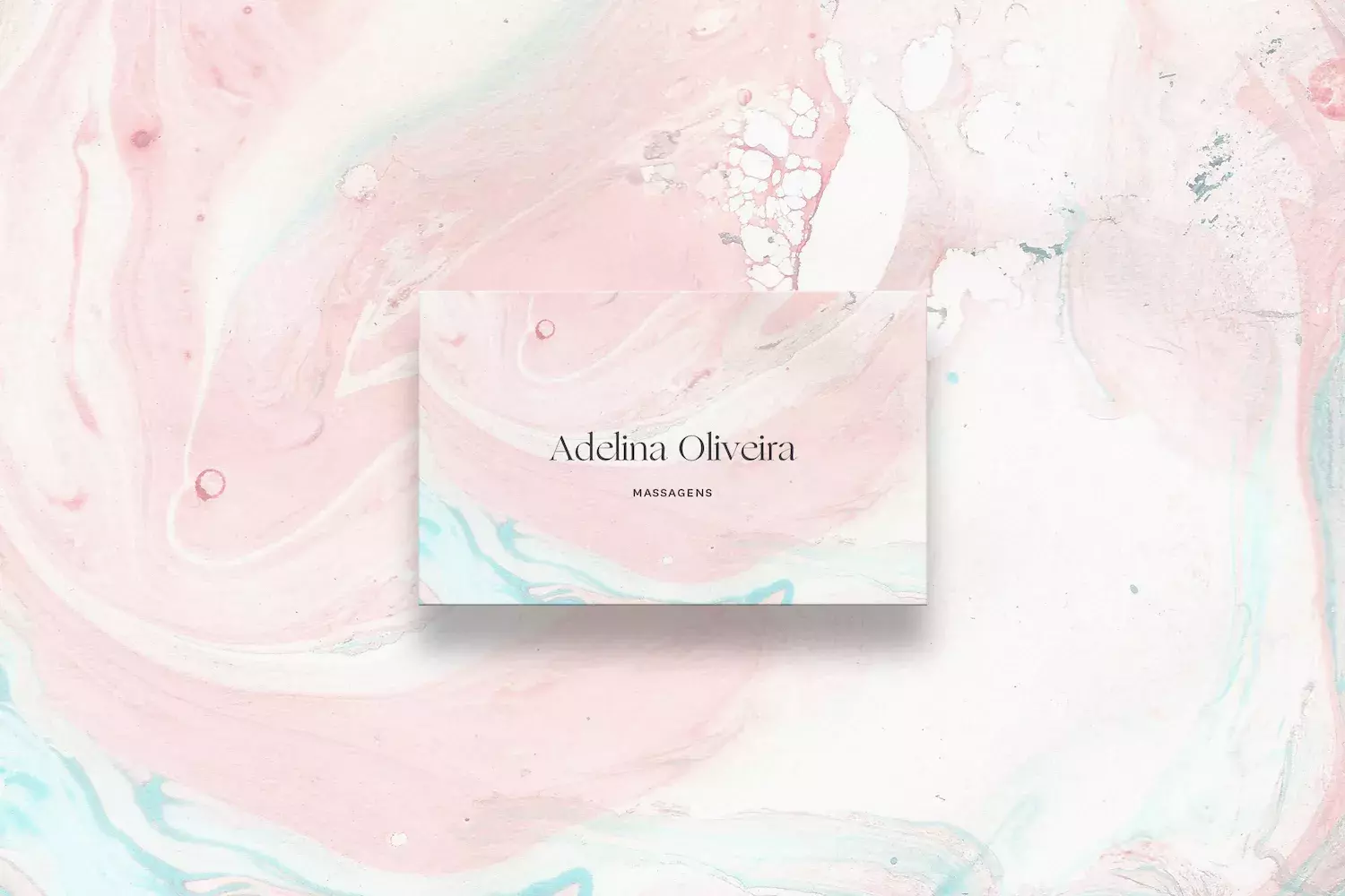 Pastel inspired branding for Adelina Oliveira
