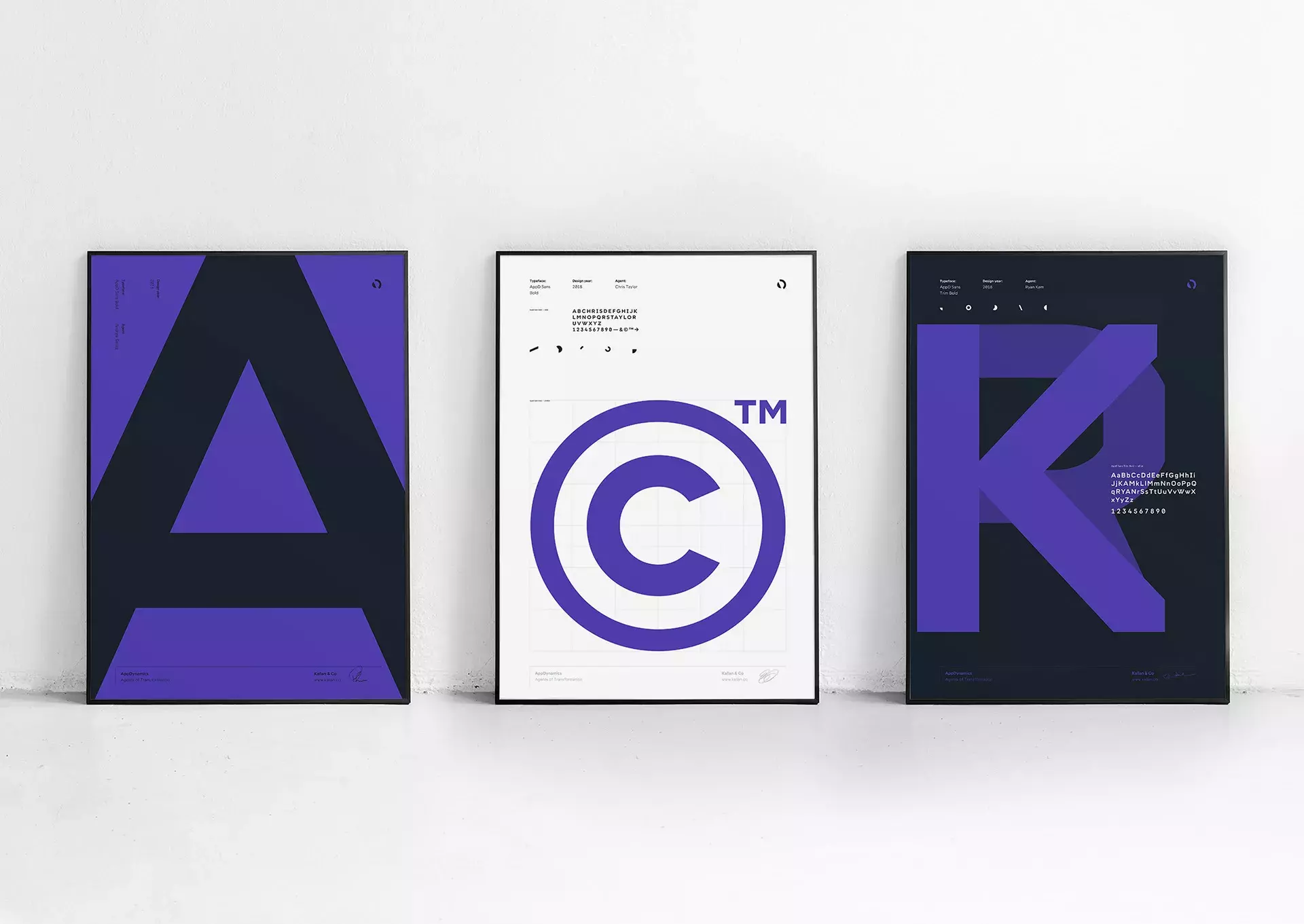 Stylish Typeface Design for AppD Sans