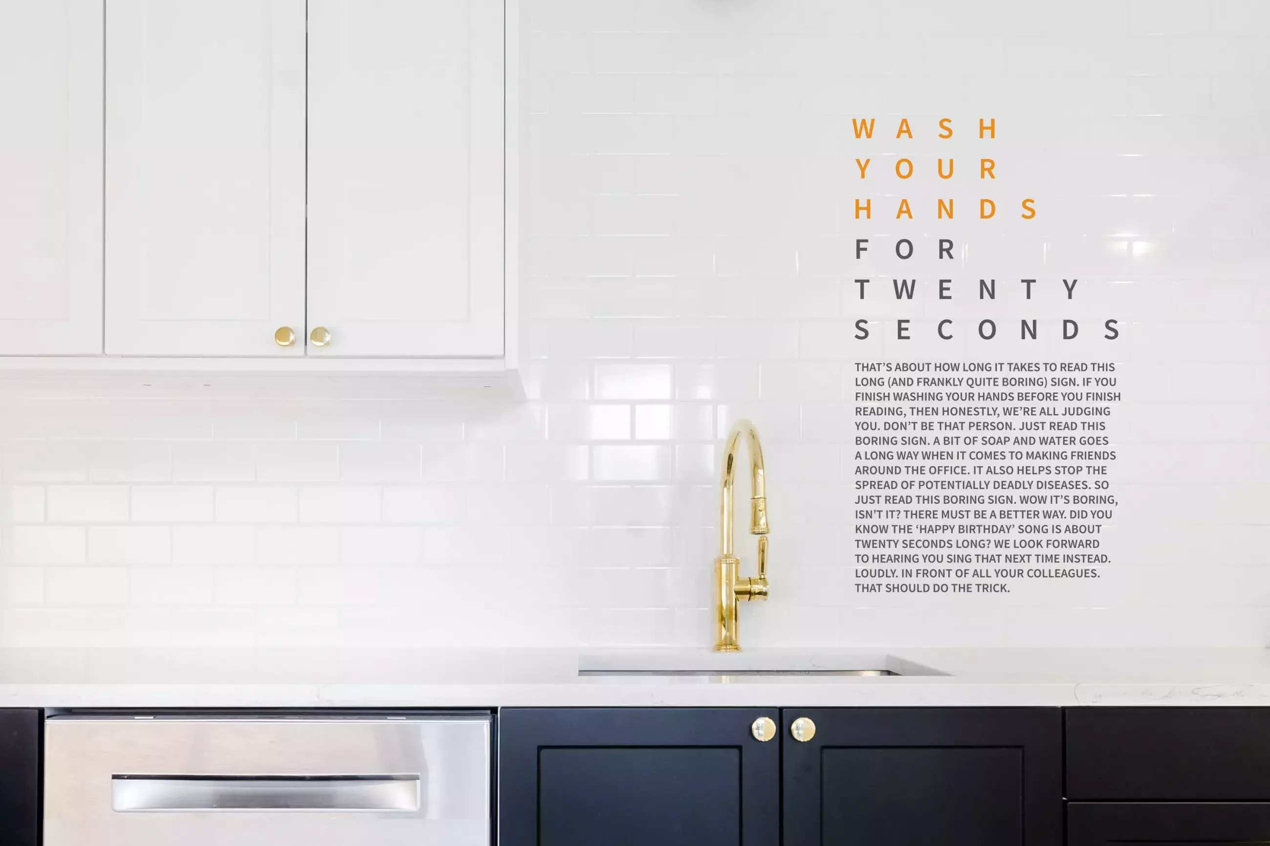 Post COVID-19 Signage for the Design-Conscious Workplace 