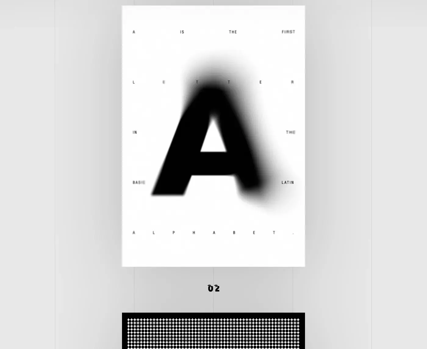 Posters with letter #A