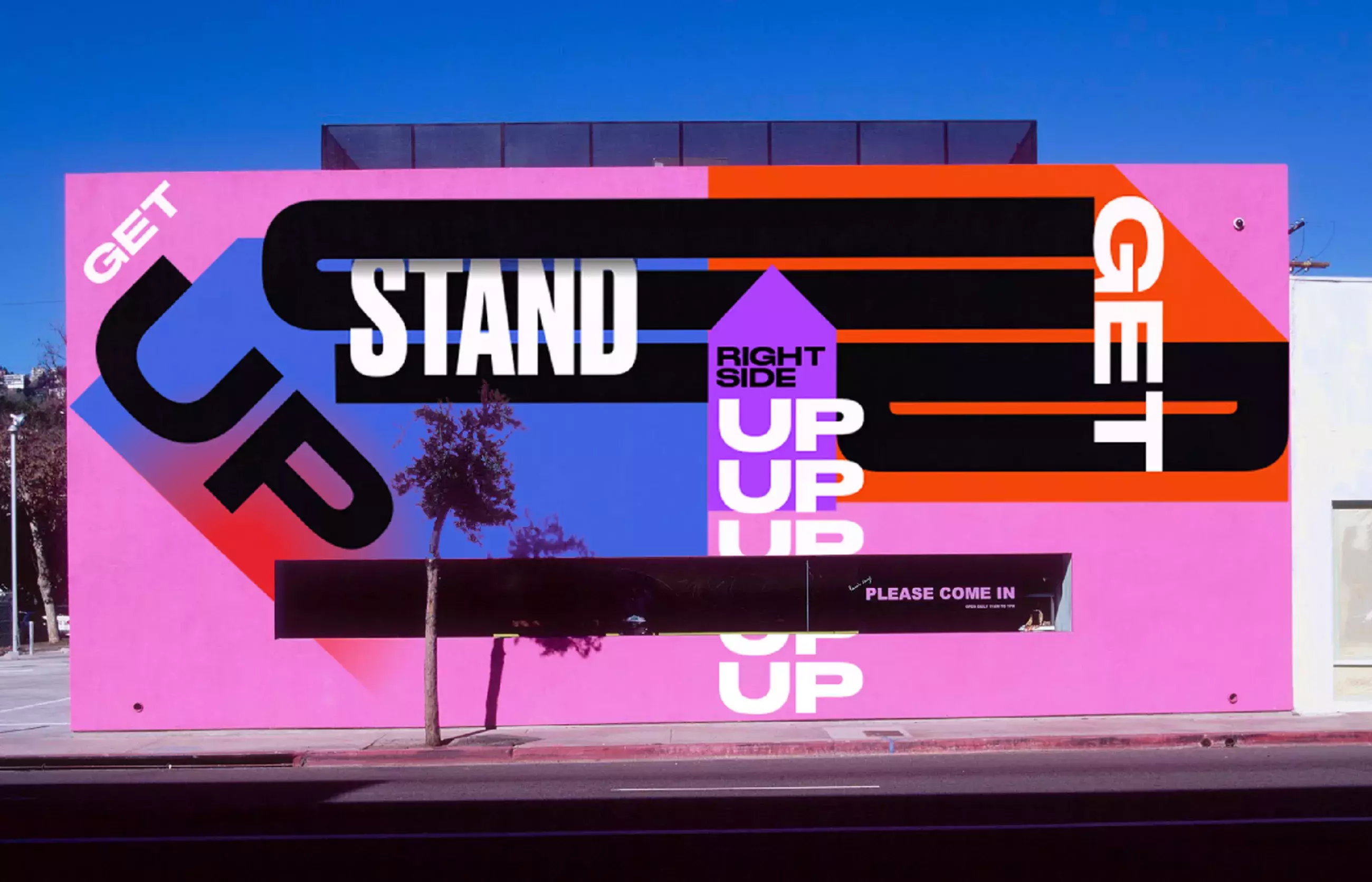 Pure Fun Typography on Billboards - Songs And The City series