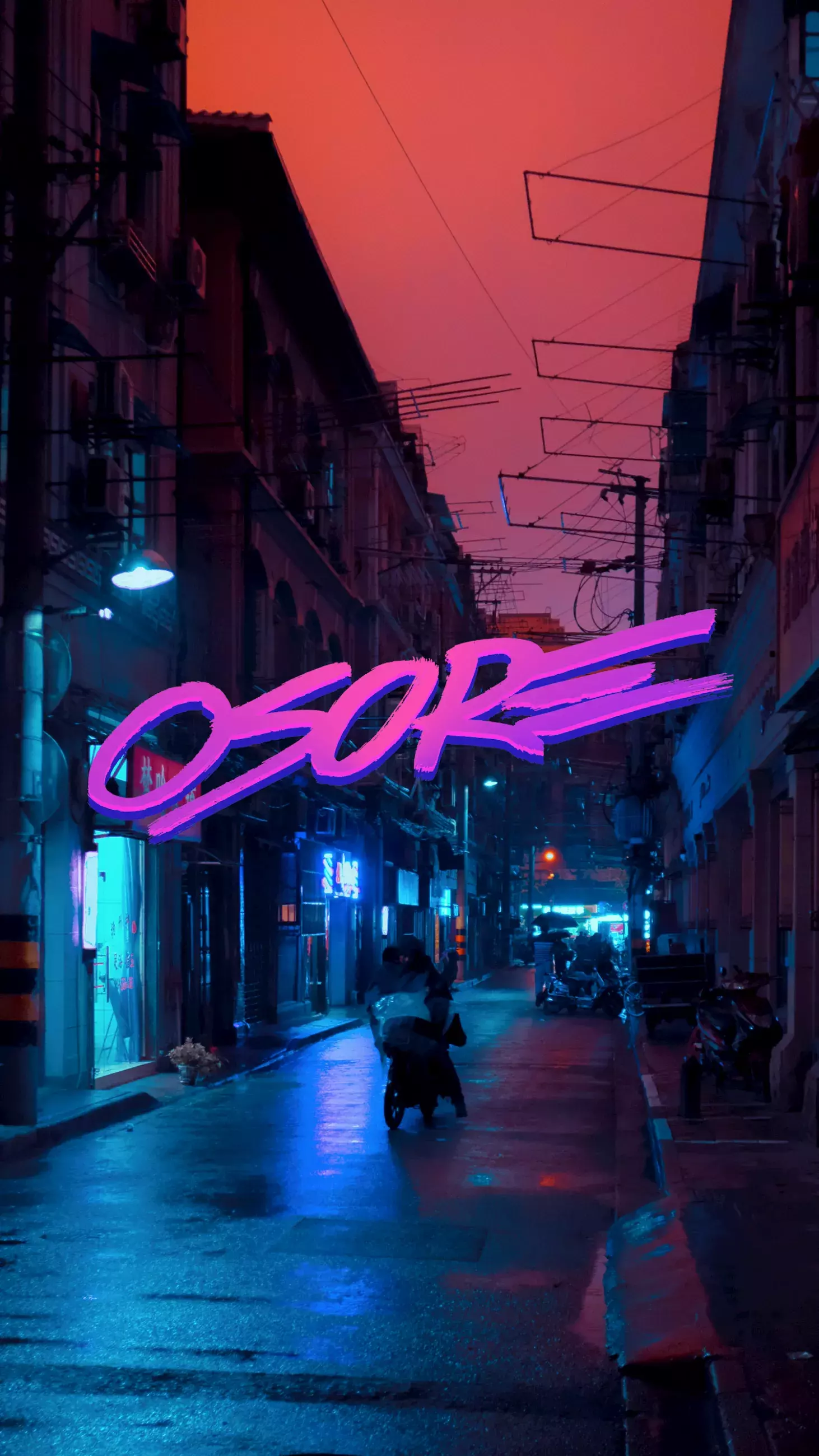 Osore Shanghai Sneak Peek and Unsplash - Cyberpunk Lightroom Presets