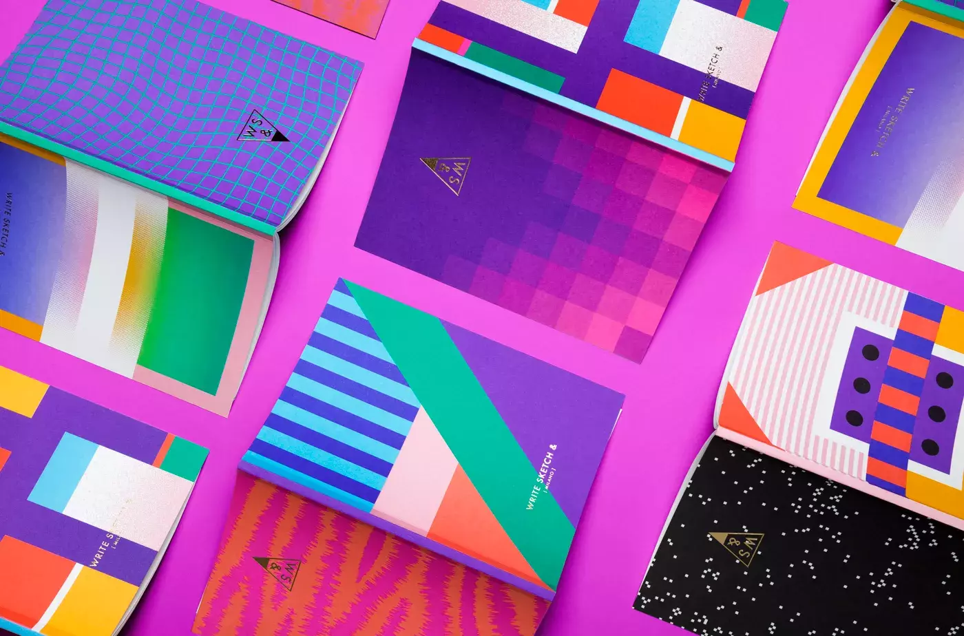 Pure 90s Vibes with the Super Collection Notebooks for Write Sketch &
