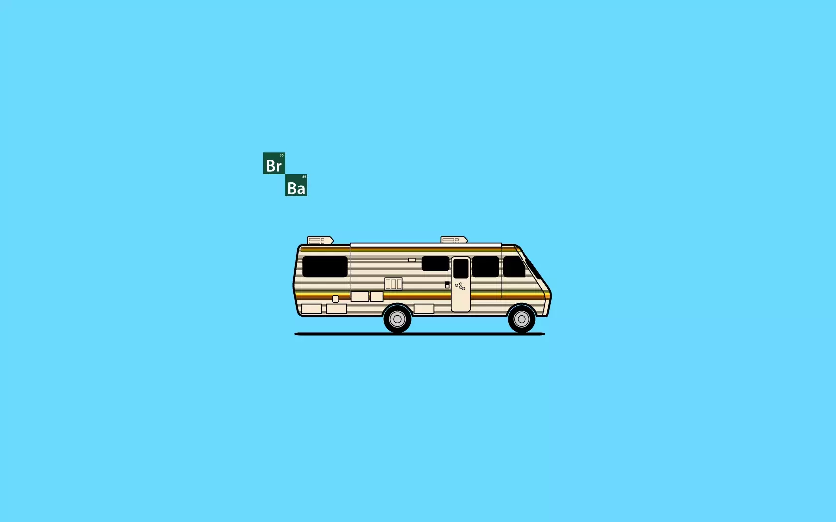 Vector Breaking Bad RV in Illustrator