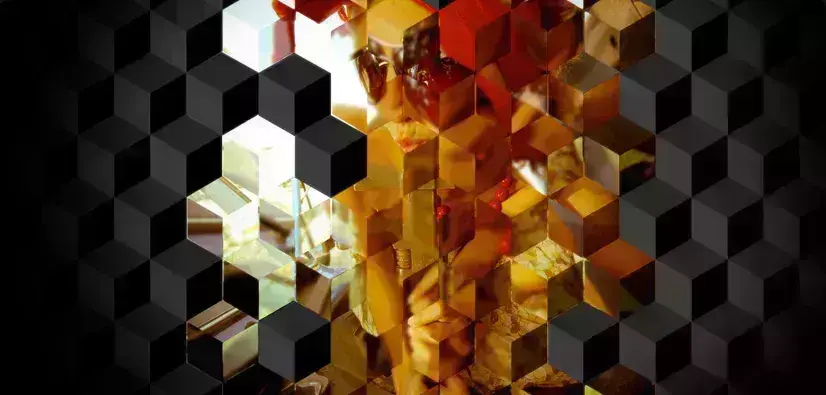 Cubes Mosaic in Pixelmator