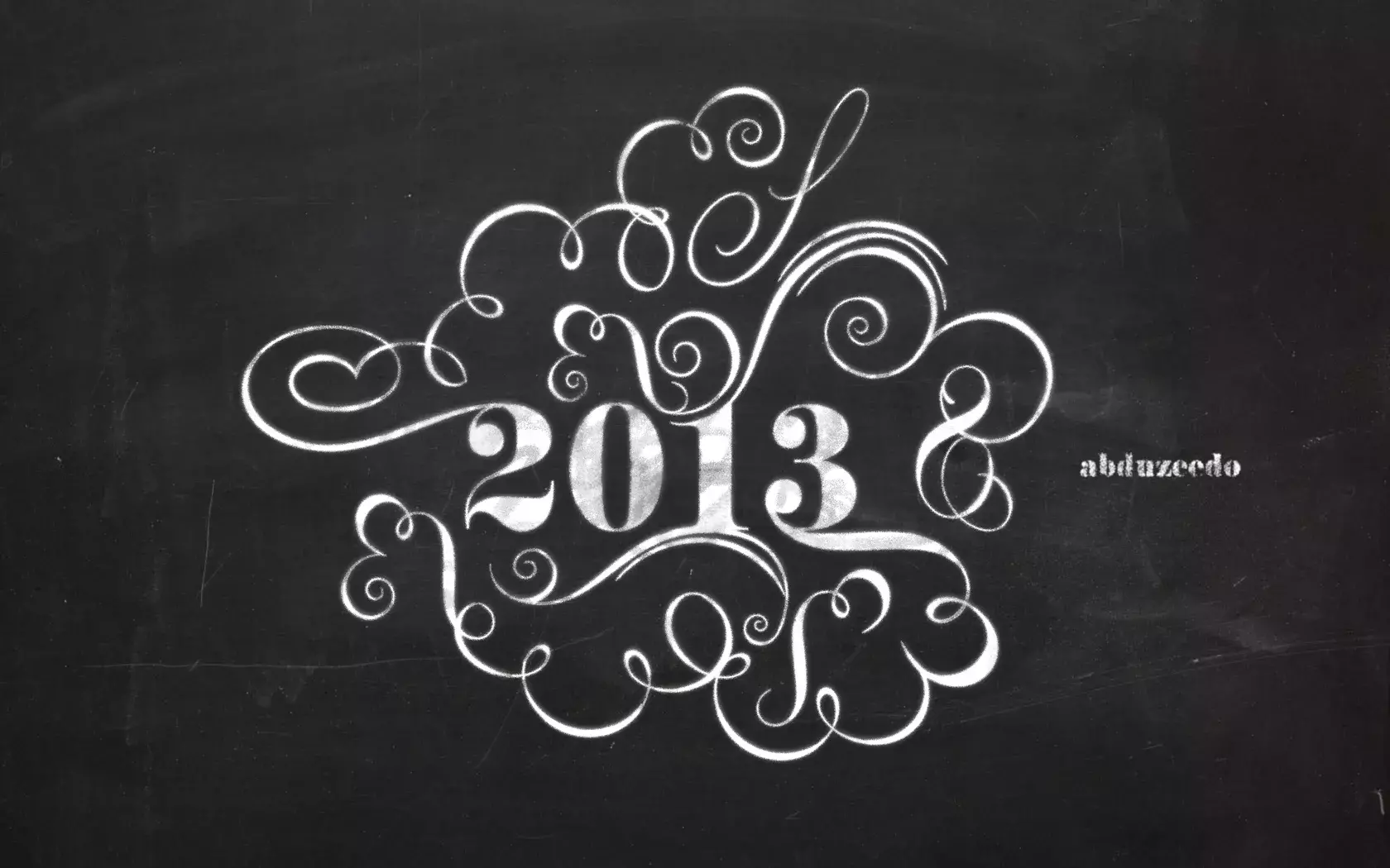 Easy Chalk Ornament Typography in Photoshop