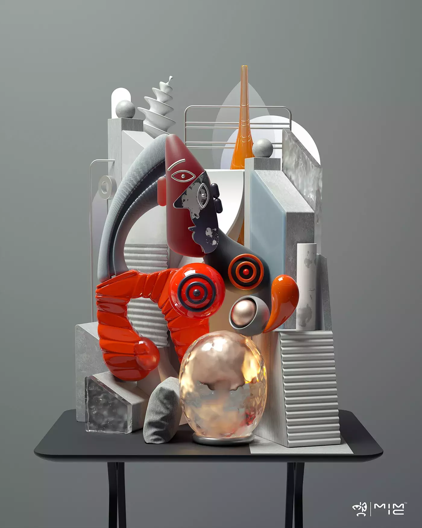 Incredible Reinterpretations of Picasso in 3D using Cinema 4D and Octane