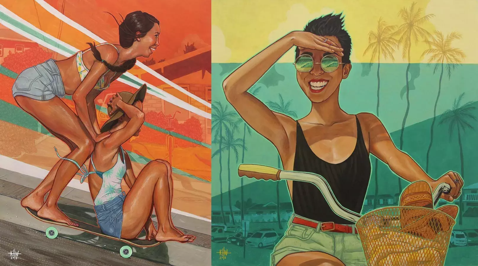 Endless Summer vibes with Kate Wadsworth's stylish illustrations