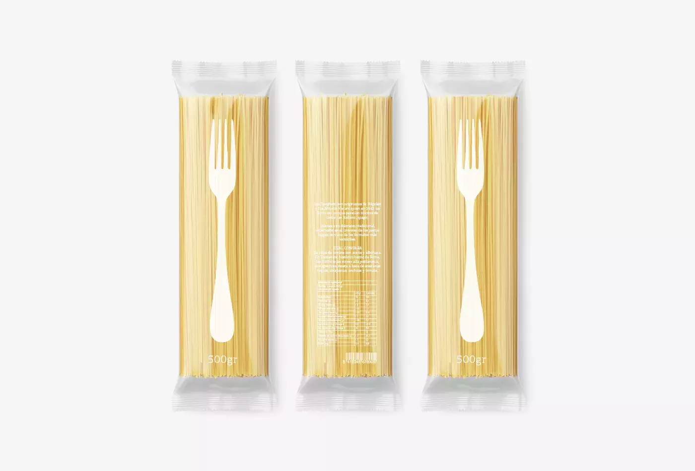 Carbs are the new black: Playful Pasta Packaging Design