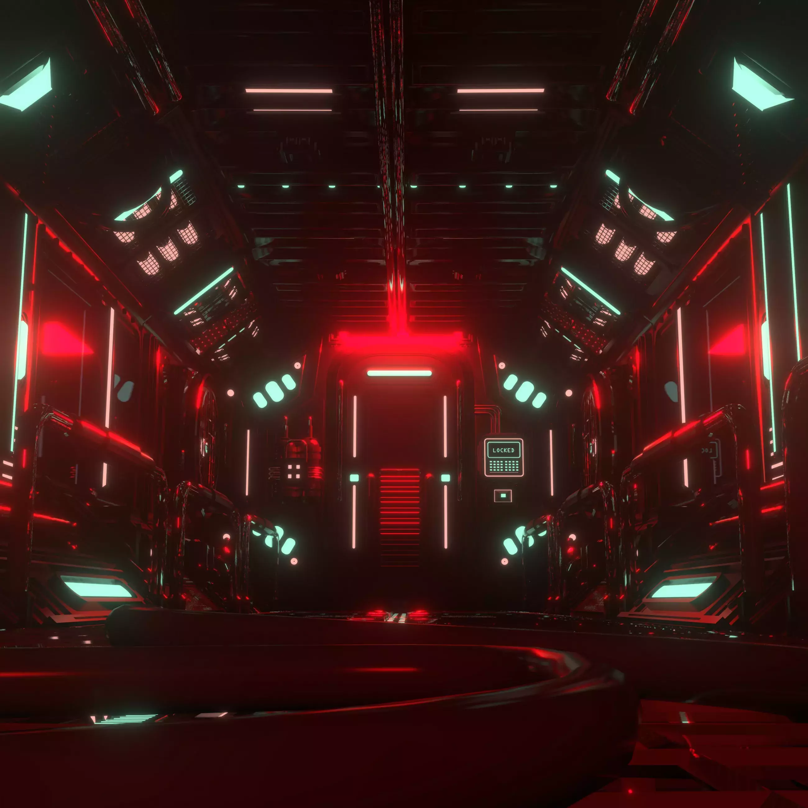 Awesome Sci-Fi 3D Scenario by Marcos Torres