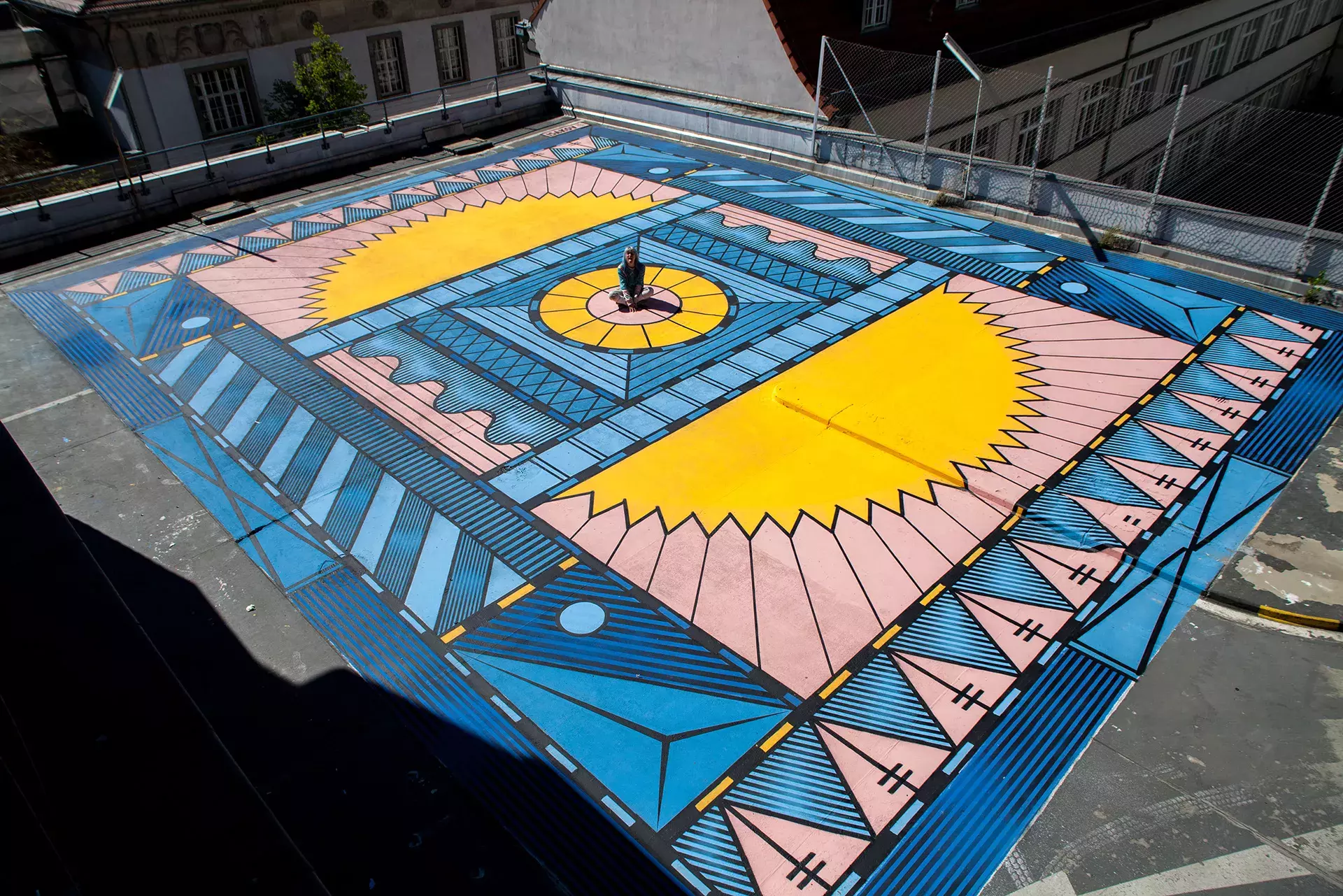 A parking space renewed in Berlin, Germany - Street Art