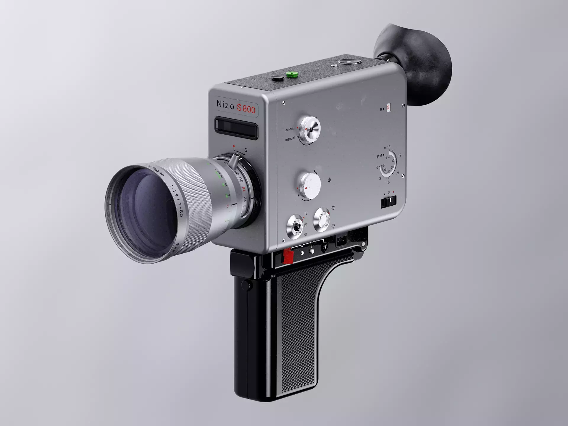 Nizo S 800 Braun Super 8 built-in 3D - Digital Art