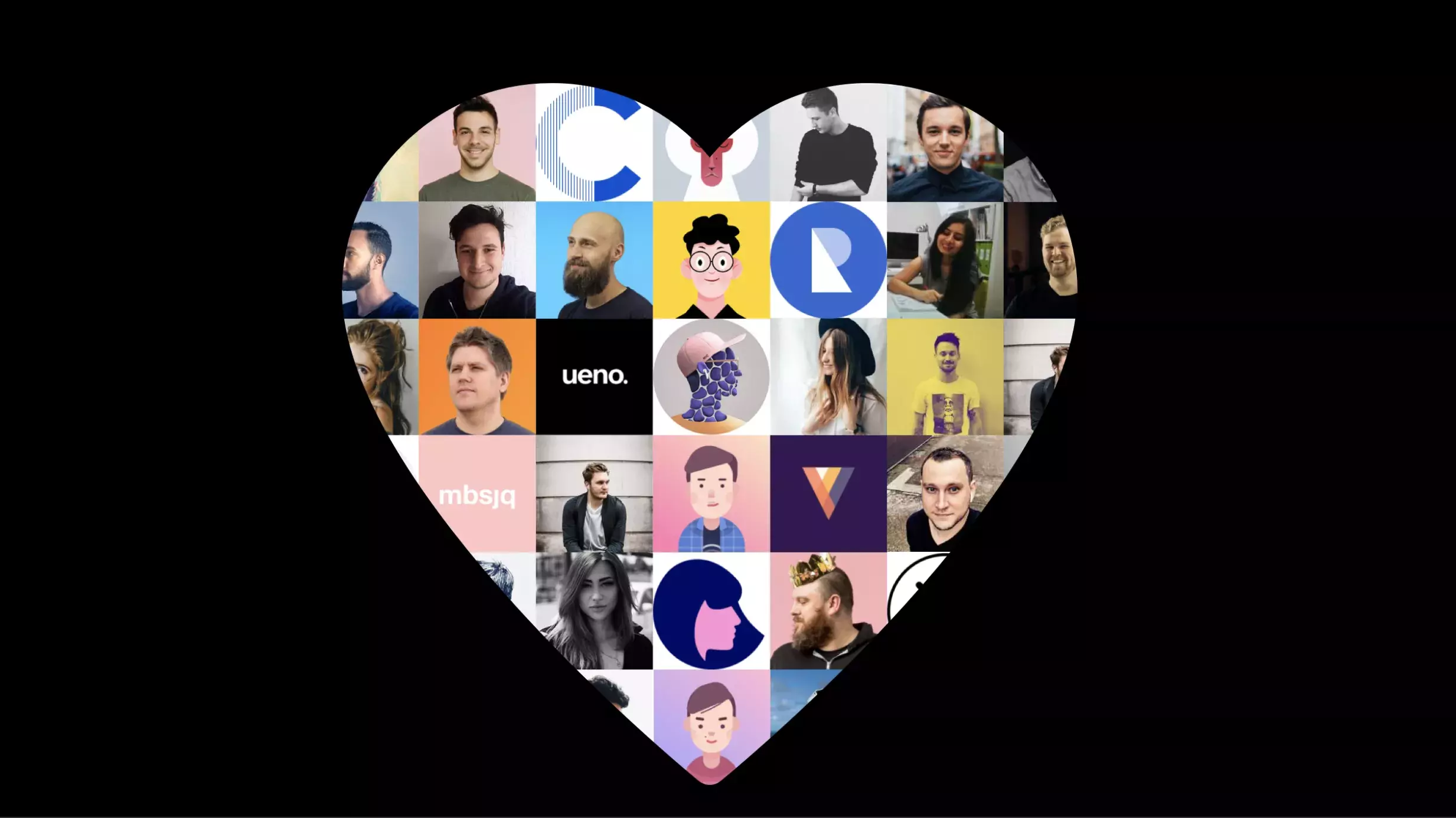 Visual Design Concept for Dribbble 