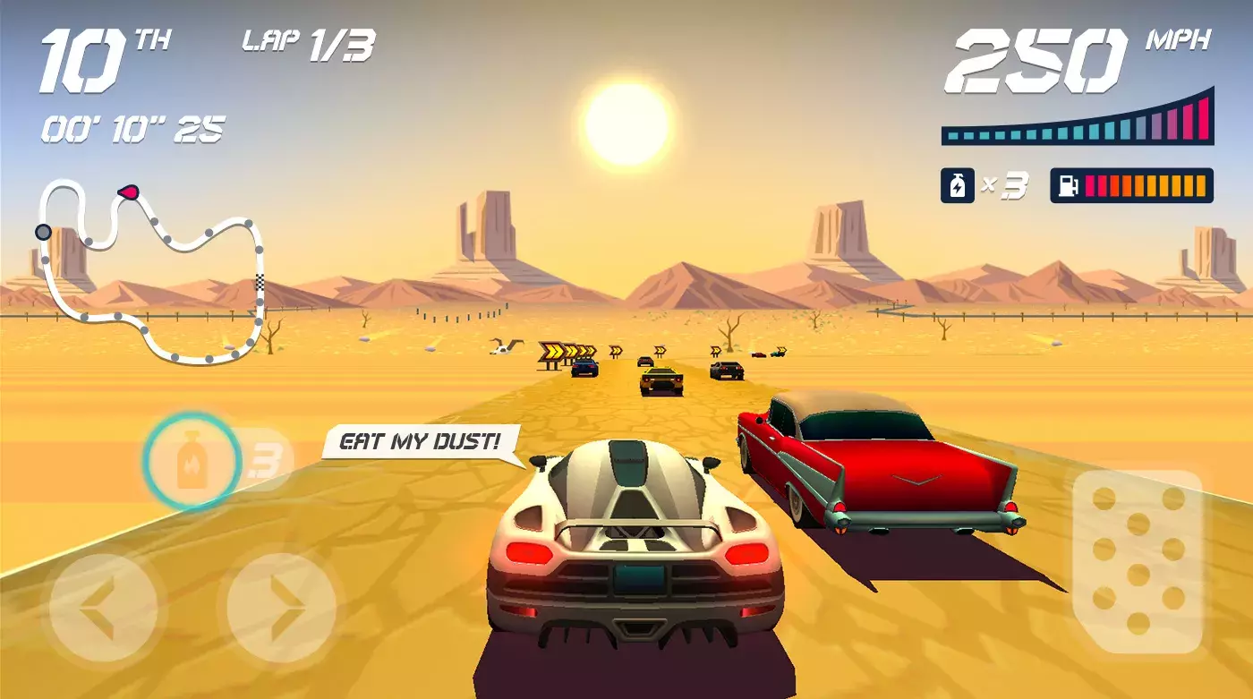 Nostalgic Game Design  for Horizon Chase