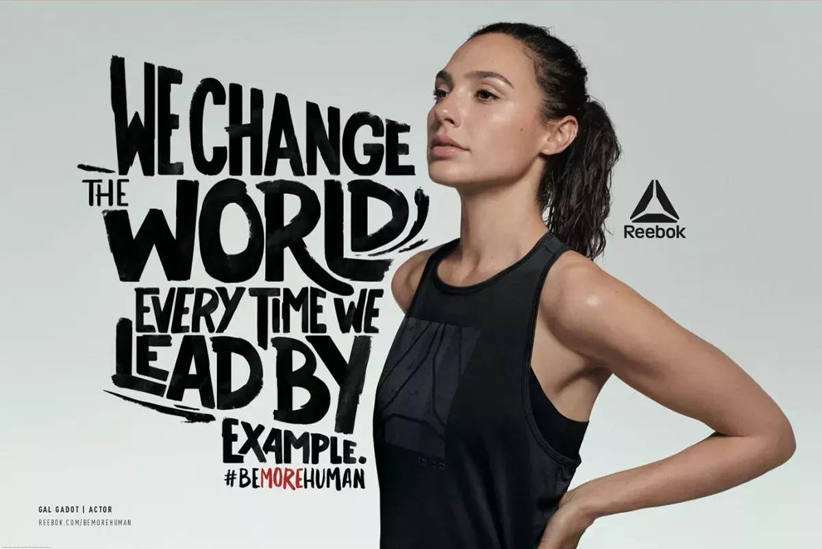 Reebok #BeMoreHuman Hand-Drawn Typeface