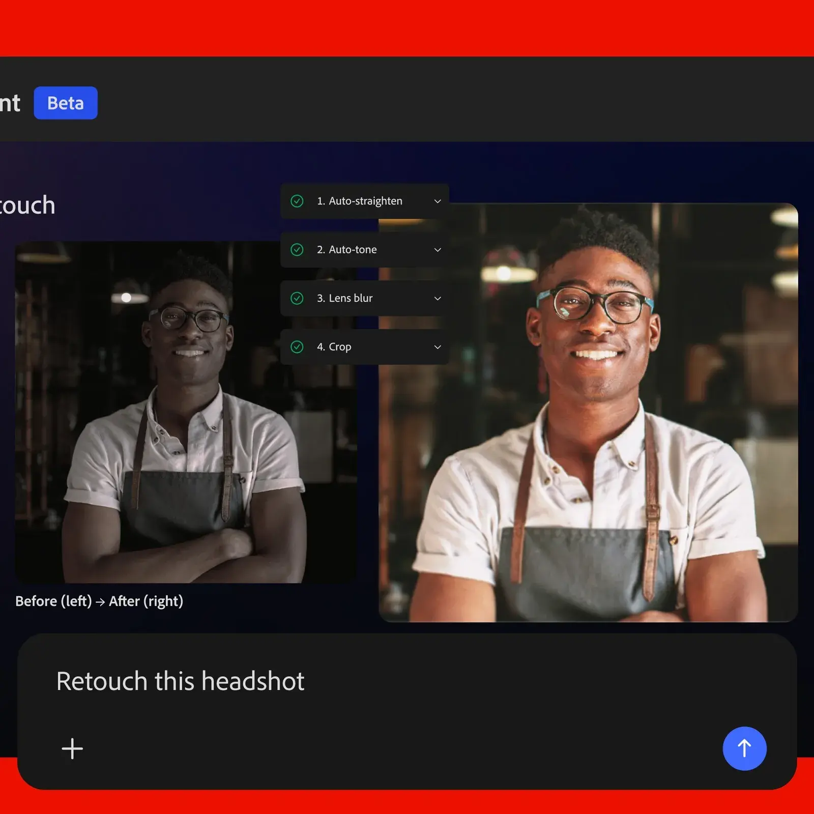 Adobe Firefly AI creative agent interface
