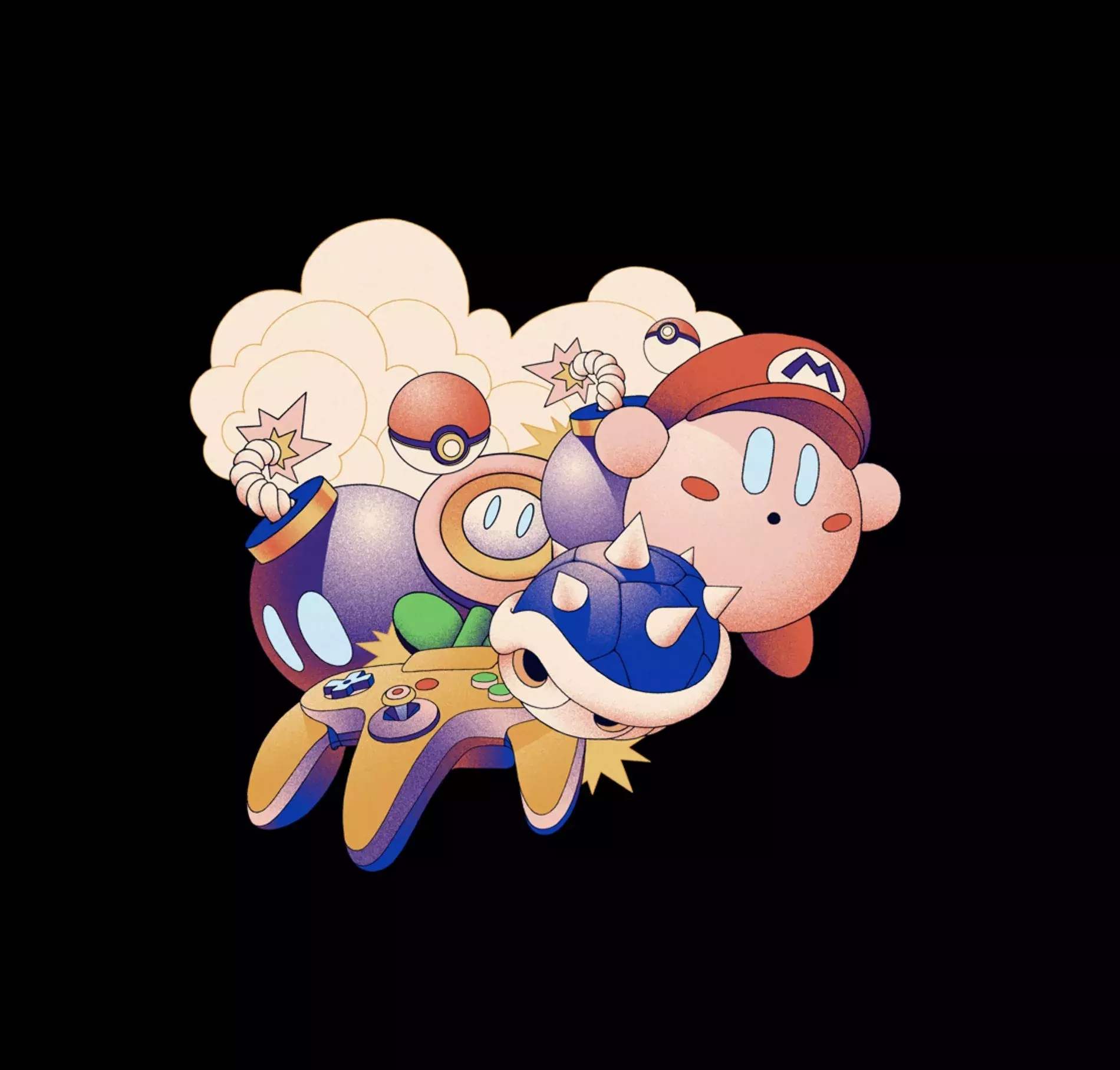 Arcade Madness Illustration by César Canseco