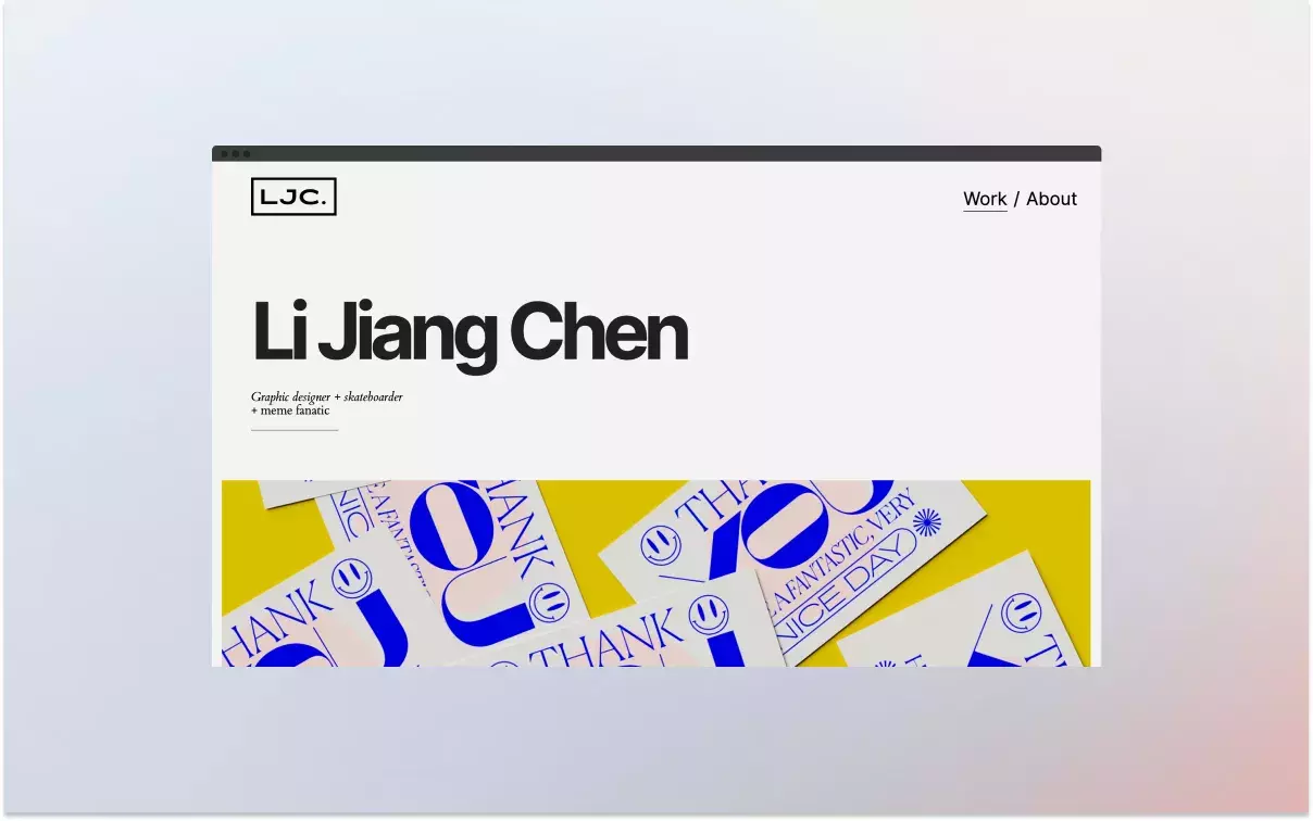 How to make a graphic design portfolio in 15 minutes with Carbonmade