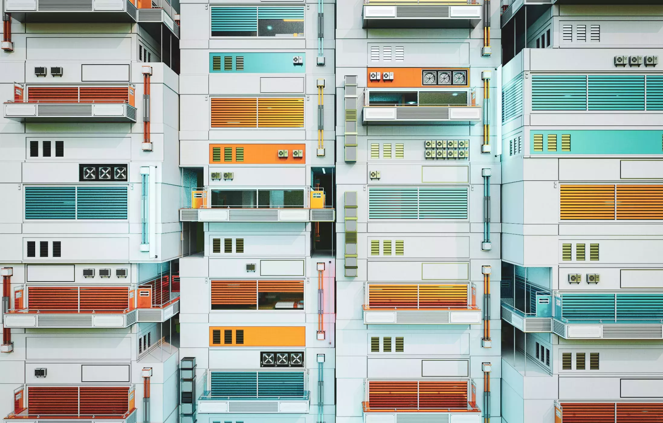 Day & Night Apartments Buildings Photography