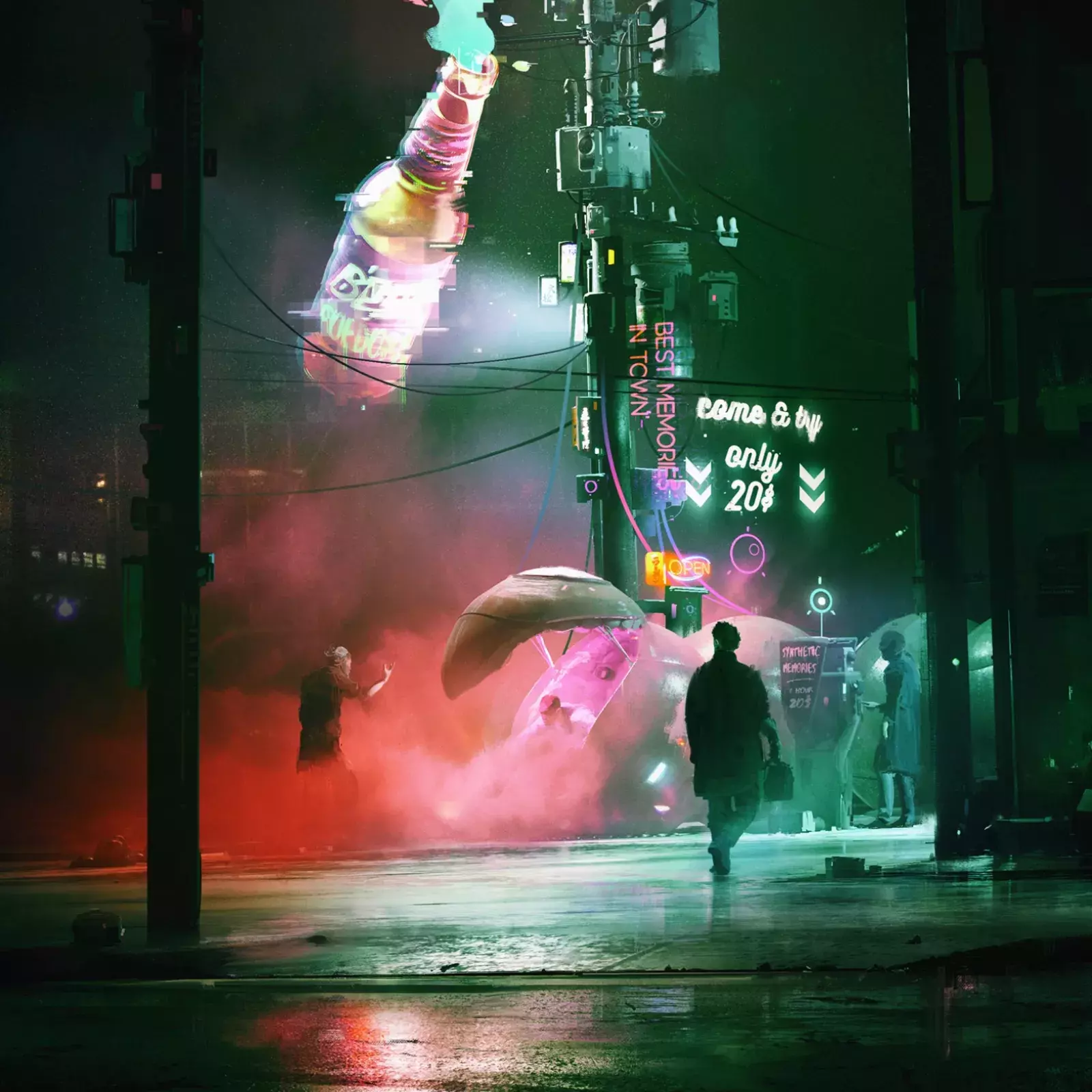Feodora — Cyberpunk Art Direction and 3D Work