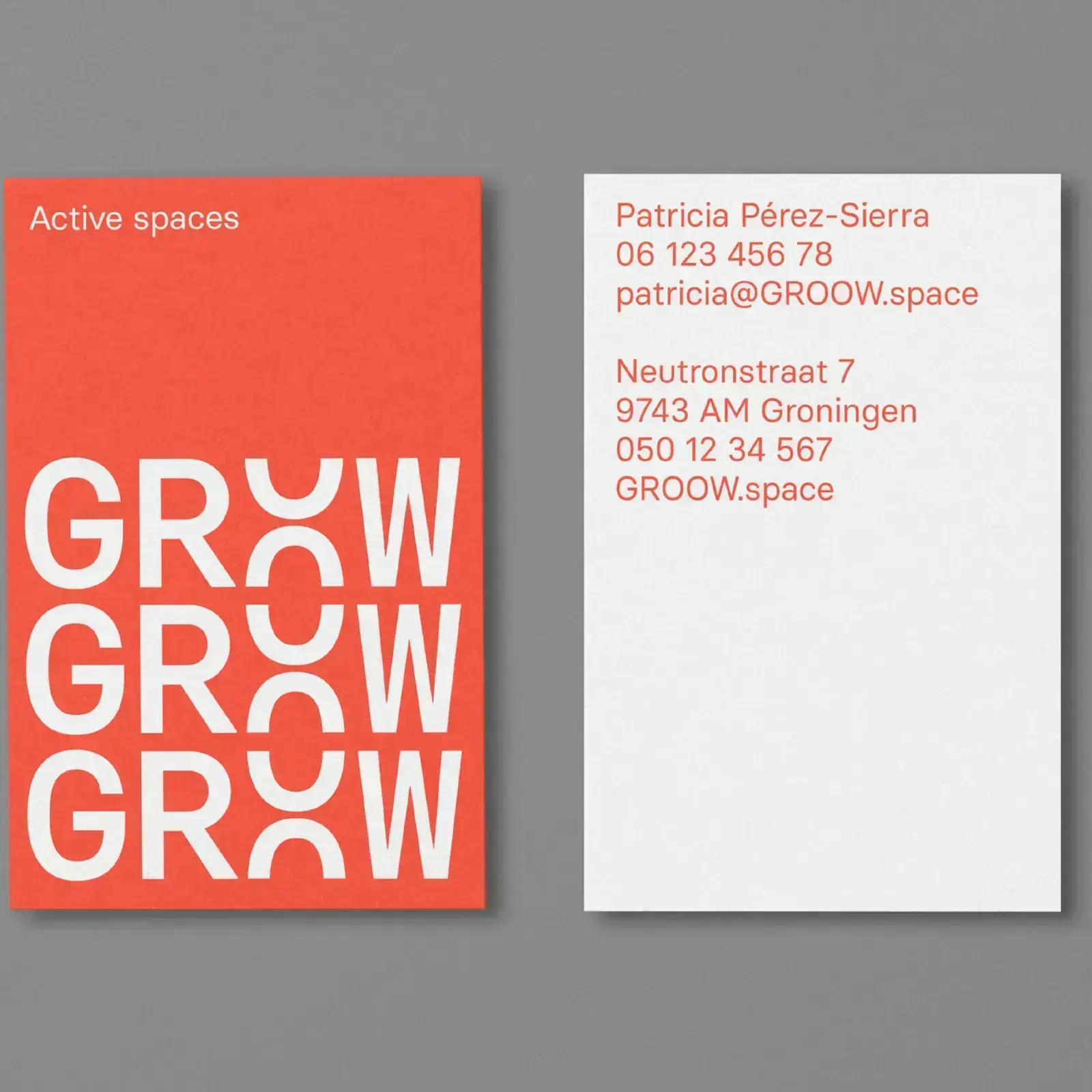 GROOW brand identity design by Buro Reng