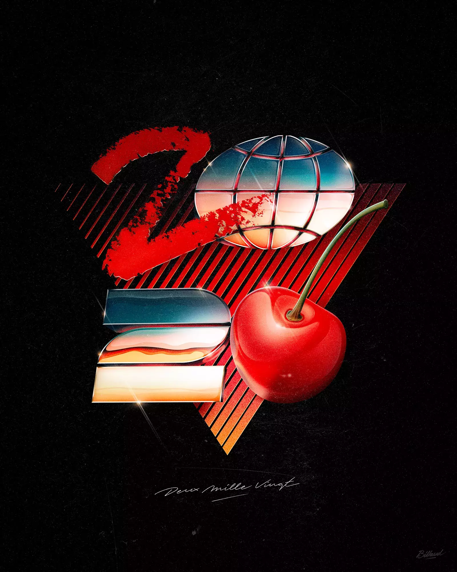 Happy New Year 2020 with an 80s Look