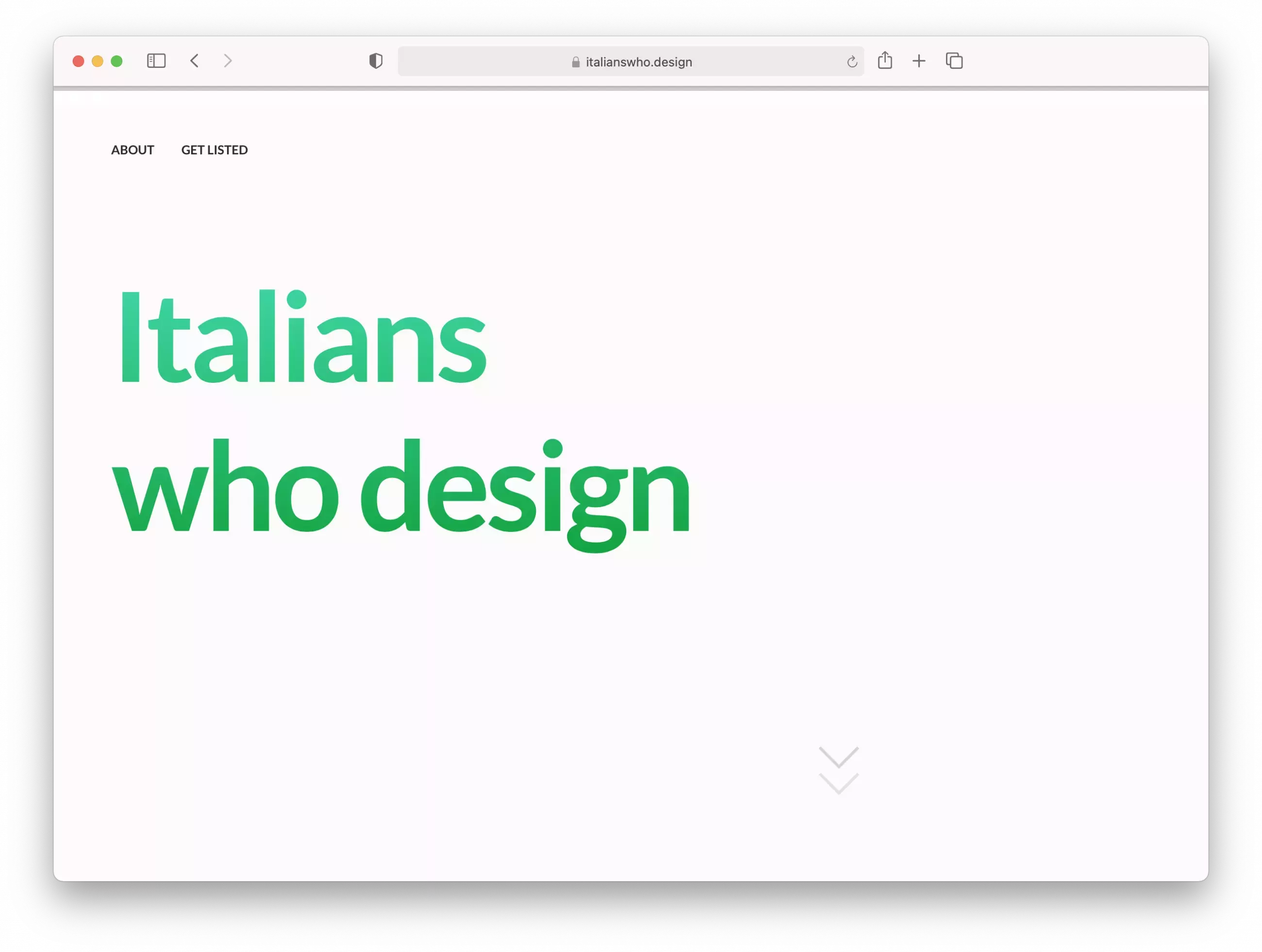 Italians Who Design: a repository to showcase Italians work to the world