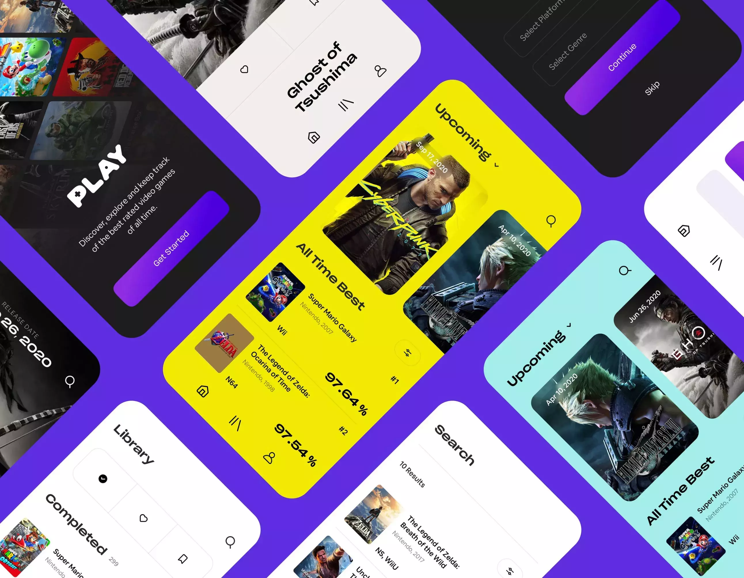 App Design for Tracking the Best Rated Video-Games