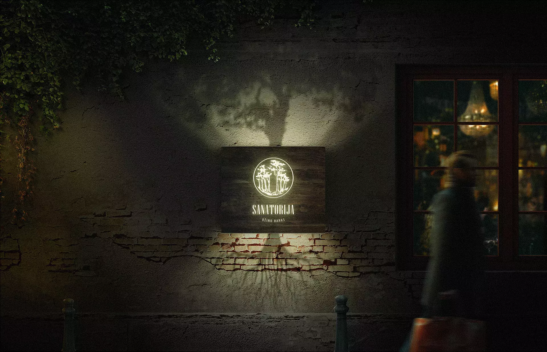 Sanatorija Gin Bar Branding and Visual Identity