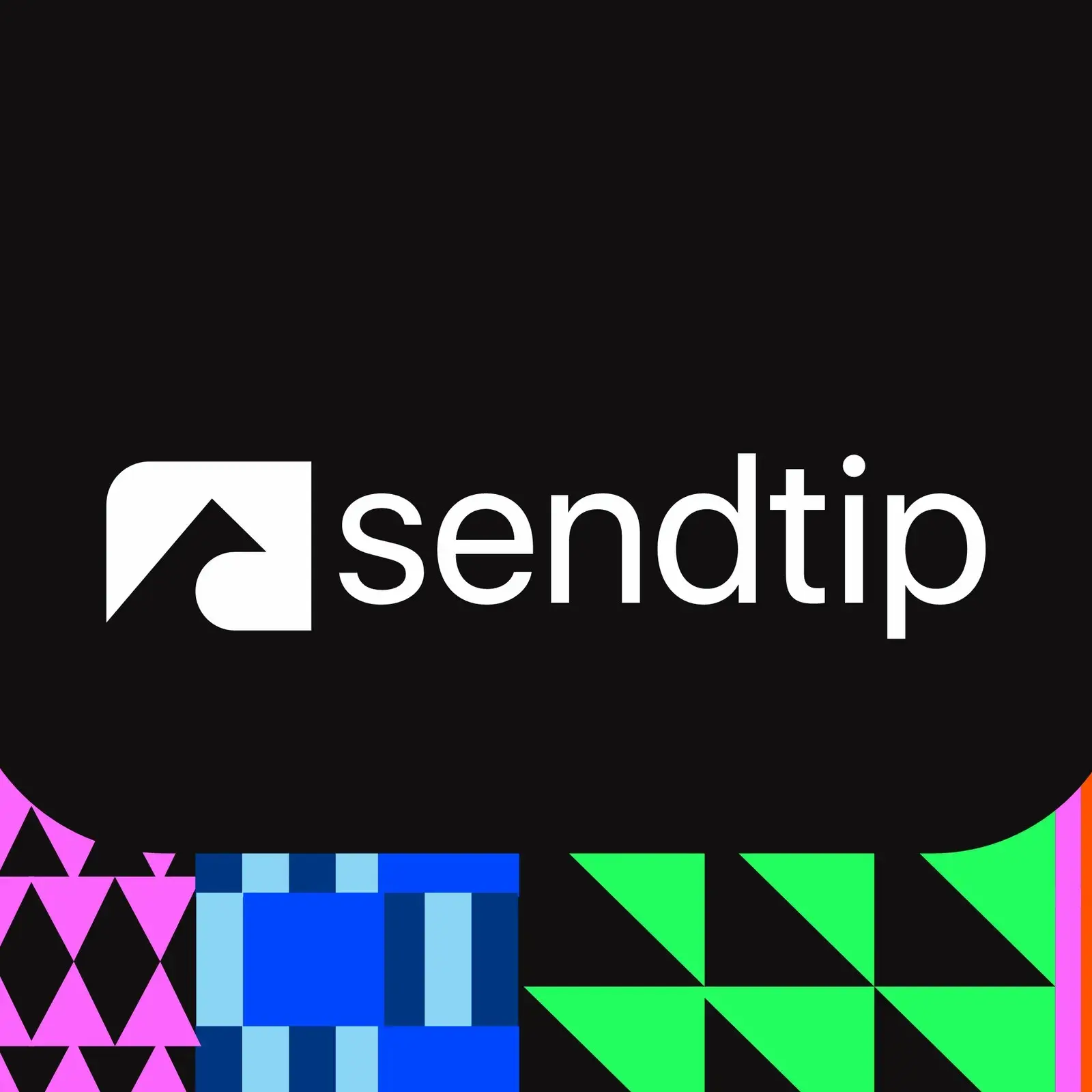 Sendtip branding identity logomark and cover design by Segun Bamidele