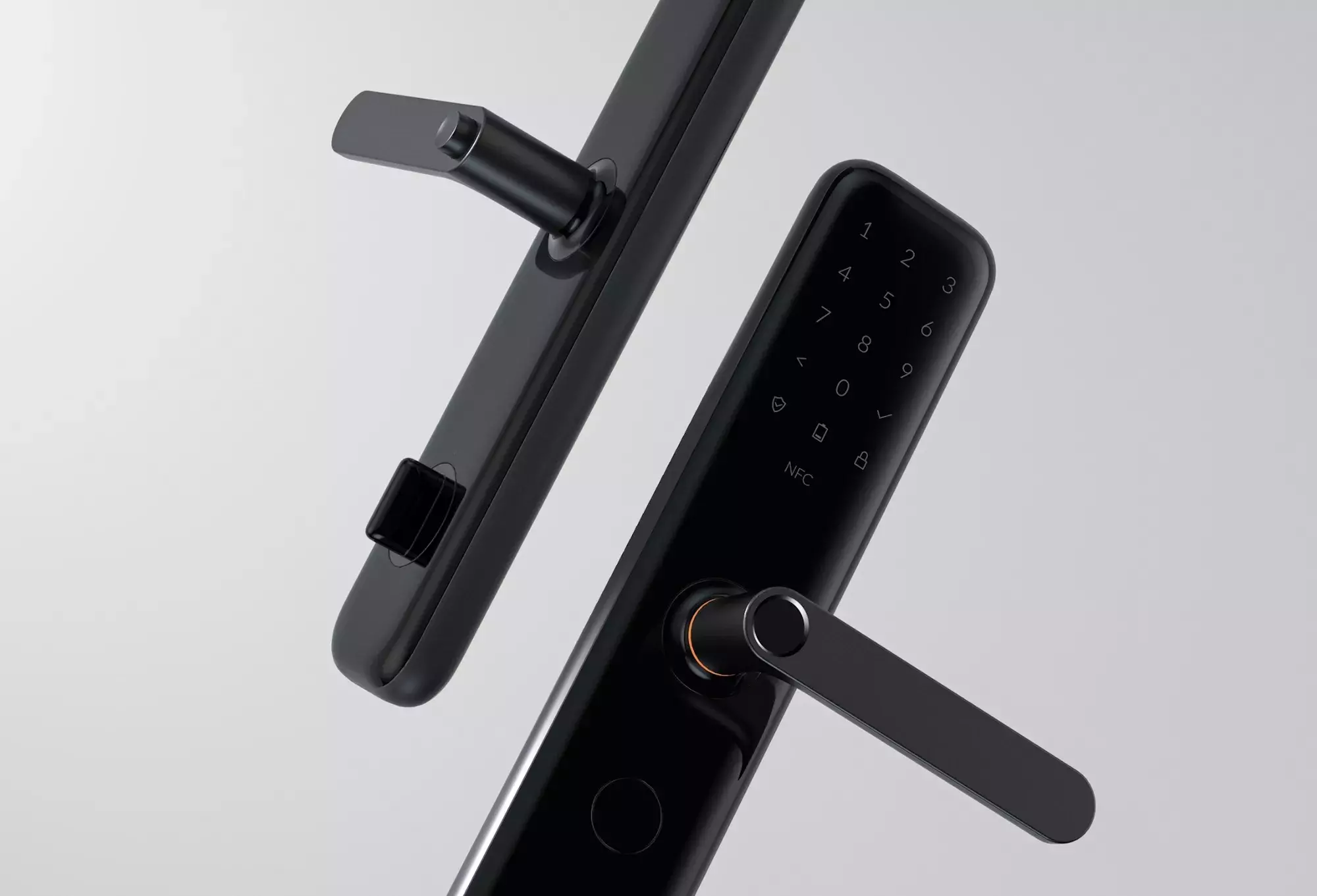 Touch smart door lock - Industrial Design