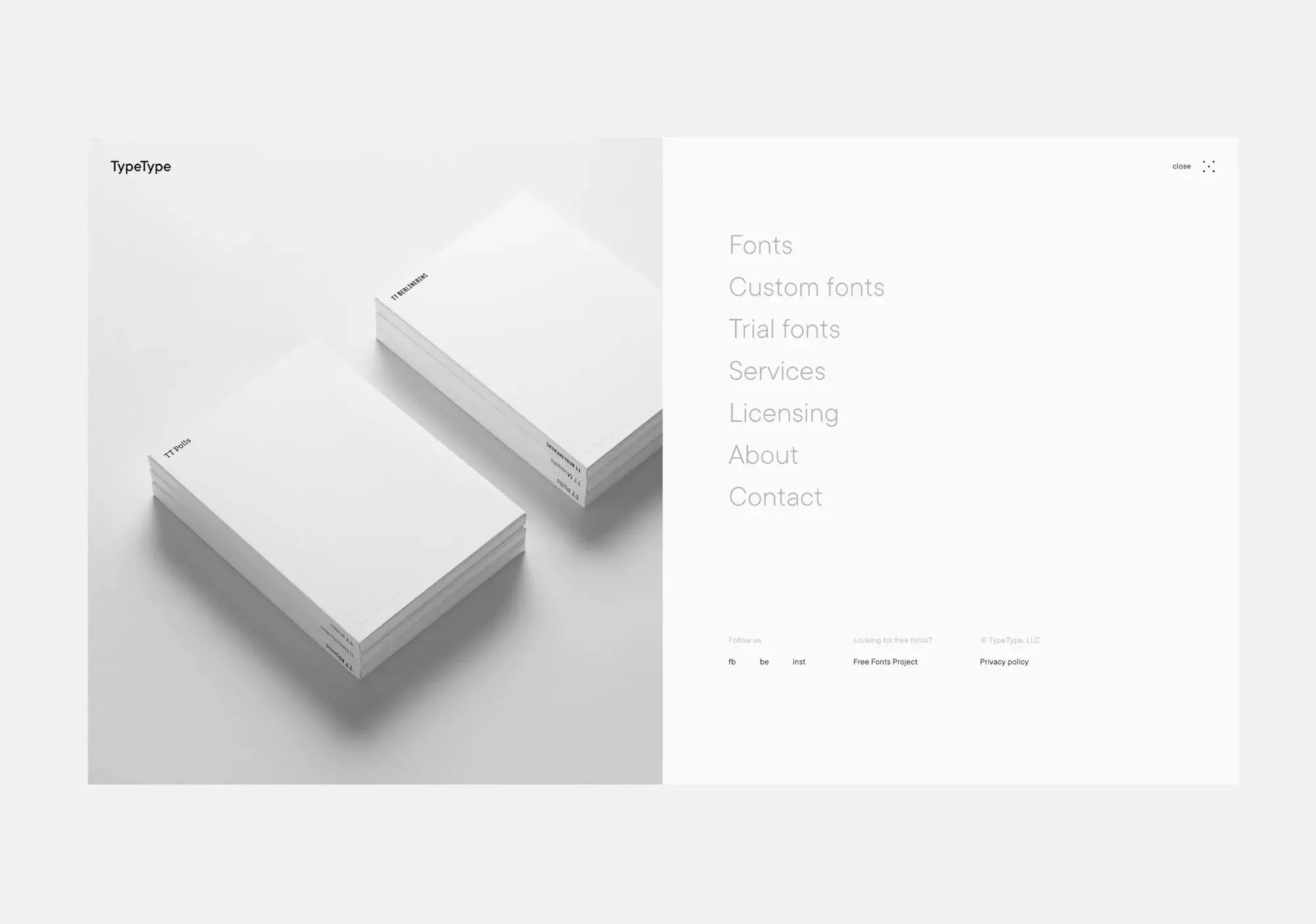 TypeType Website Redesign