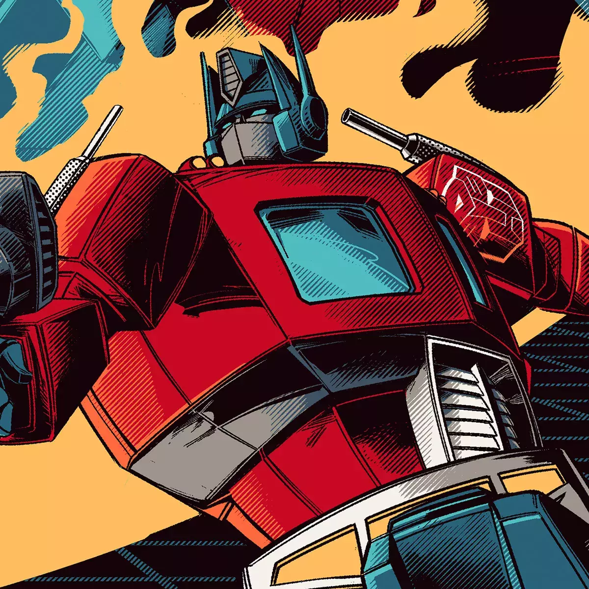 Transformer The Movie has a Nostalgic Screen Print Poster Design