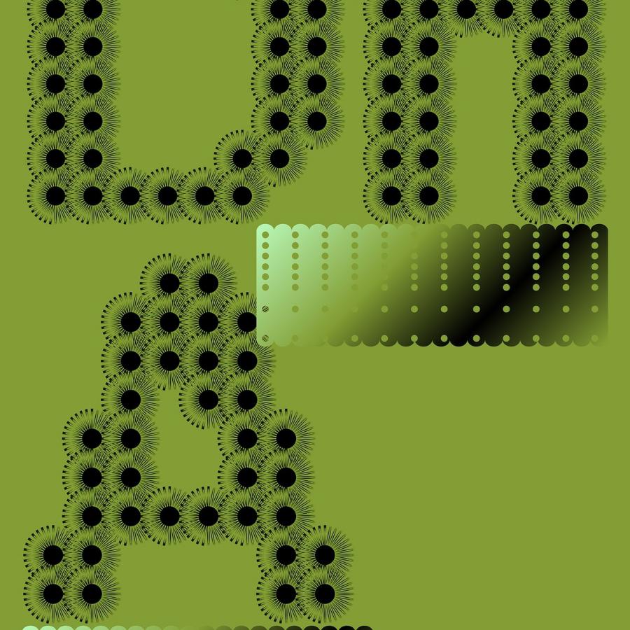 Eleanor Yang Synthetic Nature generative typography interactive installation