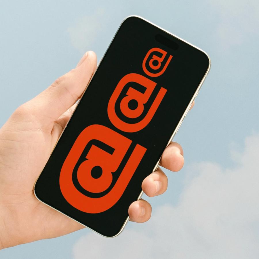 Arha typeface specimen showing geometric sans serif letterforms