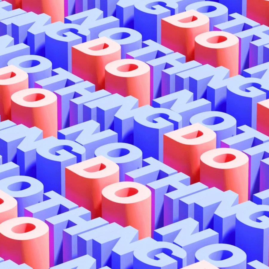 Dimensional Typopgraphy Experiments 